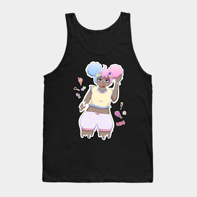 Candy Floss Tank Top by Alabean